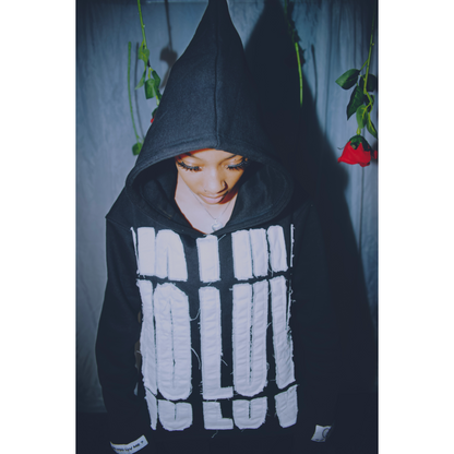 NO LUV PULLOVER (black)