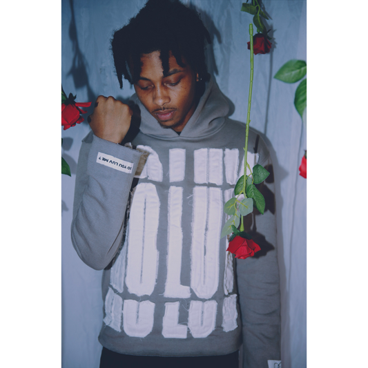 NO LUV PULLOVER (grey)